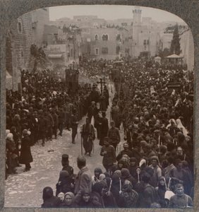 Juleoptog i Betlehem, ca. 1900 af Unbekannt