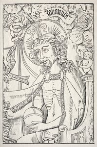 Kristus i halv længde, ca. 1480. af Unbekannt