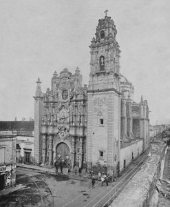 Church of La Santisma, City of Mexico, c1897. af Unbekannt