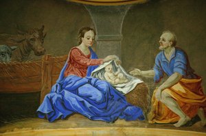Saint-Nicolas de Veroce-kirken. Fødsel Saint Nicolas de Veroce Frankrig af Unbekannt