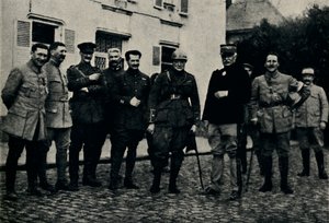 Churchill besøger Somme Battlefield, 1915, 1945. af Unbekannt