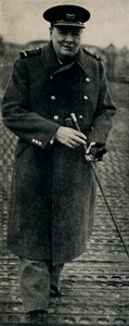 Churchill som flyver, c1945. af Unbekannt