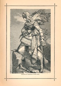 Cirkassiske kvinder kæmper for Schamyl mod russisk invasion, 1839 af Unbekannt