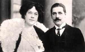 Clara Ellen Butt 1872-1936 og Kennerley Rumford 1870-1957, engelske sangere, 1906 af Unbekannt
