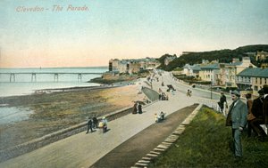 Clevedon - The Parade, 1907. af Unbekannt
