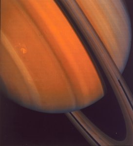 Nærbillede af Saturns ringe, 1981 af Unbekannt
