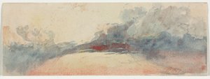 Cloud Study, 1800-tallet. af Unbekannt