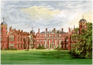 Cobham Hall, Kent, hjemsted for jarlen af Darnley, c1880 af Unbekannt
