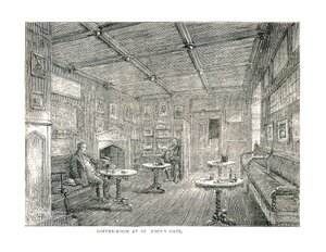 Kaffestue ved St. Johns Gate, 1878 af Unbekannt