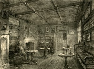 Kaffestue ved St. Johns Gate, c1872. af Unbekannt