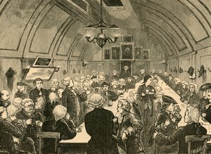 Cogers Hall, fra et gammelt tryk, 1897. af Unbekannt