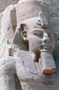 Kolossal statue af Ramses II, Abu Simbels tempel, Egypten, 13. århundrede f.Kr af Unbekannt