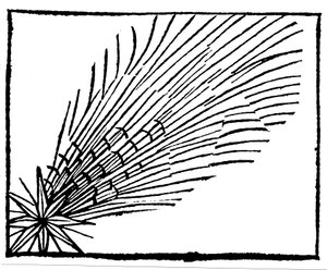 Komet af 684 Halley, 1493 af Unbekannt