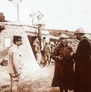 Kommandopost, Champagne, Nordfrankrig, c1914-c1918 af Unbekannt
