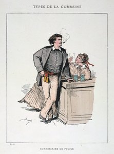 Politikommissær, Pariser Kommune, 1871. af Unbekannt