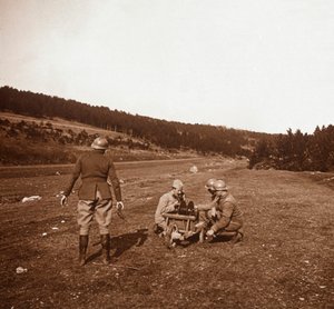 Communications, Genicourt, Nordfrankrig, c1914-c1918 af Unbekannt