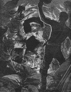 Færdiggørelse af St. Gotthard-tunnelen under Alperne, 1880 af Unbekannt
