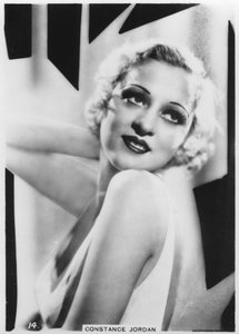 Constance Jordan, skuespillerinde, c1938 af Unbekannt