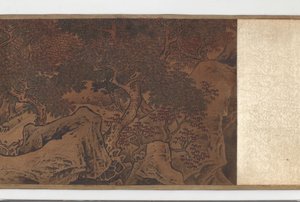 Samtale ved siden af Hao-floden, Ming-dynastiet, 1500-tallet. af Unbekannt