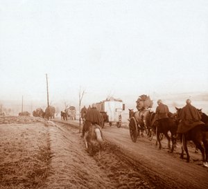 Konvoj, Genicourt, Nordfrankrig, 1916 af Unbekannt