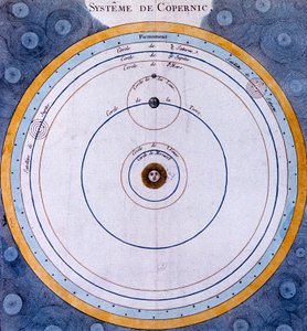Kopernikansk heliocentrisk solcentreret system af universet, 1761 af Unbekannt