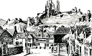 Corfe Village, 1929 af Unbekannt