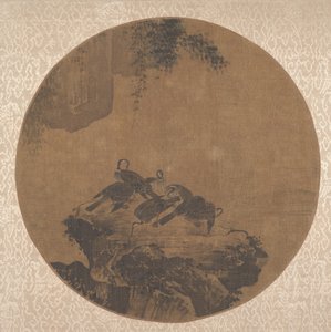 Skarver på Klippe. af Unbekannt