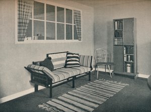 Hjørne af stue designet af prof. Karl Pullich, 1928 af Unbekannt