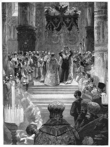 Kroningen af zar Nicholas II, 26. maj 1896, 1900 af Unbekannt