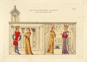 Kostume af en konge og dronning af Unbekannt