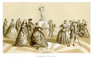 Kostumer, 1720-1740, 1885 af Unbekannt