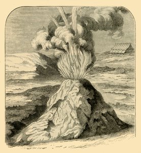 Cotopaxi i udbrud i 1743, 1881. af Unbekannt