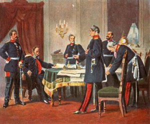 Krigsrådet i Versailles, 1870, 1936. af Unbekannt
