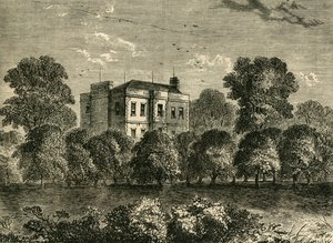 Rådmand Agars House, Somers Town, i 1830, c1876. af Unbekannt