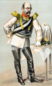 Greve Otto von Bismarck, preussisk-tysk statsmand, 1870 af Unbekannt