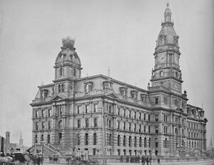 Court House, Louisville, Kentucky, c1897. af Unbekannt