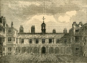 Court of Old Somerset House, fra nord, 1881. af Unbekannt