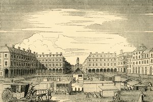 Covent Garden Market, ser østpå, 1881. af Unbekannt