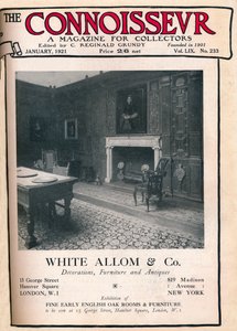 Forside af The Connoisseur, januar 1921 af Unbekannt