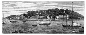 Cowes Harbour, Isle of Wight, 1900 af Unbekannt