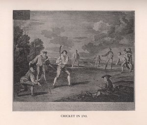 Cricket i 1743 1912 af Unbekannt