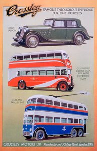 Crossley Motors annonce, 1937 af Unbekannt