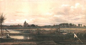 Crowland Abbey, c1833, c1900. af Unbekannt