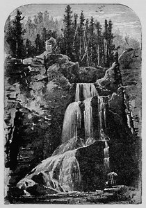 Crystal Falls, 1883 af Unbekannt