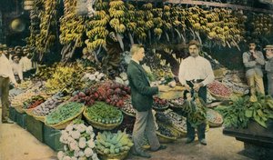 Cubansk frugtbutik, c1910 af Unbekannt