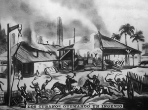 Cubans brændende raffinaderier, 1870