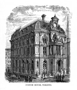 Custom House, Toronto, Ontario, Canada, 1800-tallet af Unbekannt