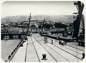 Customs Pier, Valparaiso, 1911 af Unbekannt