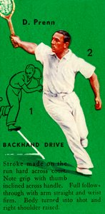 D. Prenn - Backhand Drive, c1935. af Unbekannt