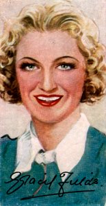 Dame Gracie Fields, 1898-1979, engelsk sangerinde og komiker, 20. århundrede af Unbekannt